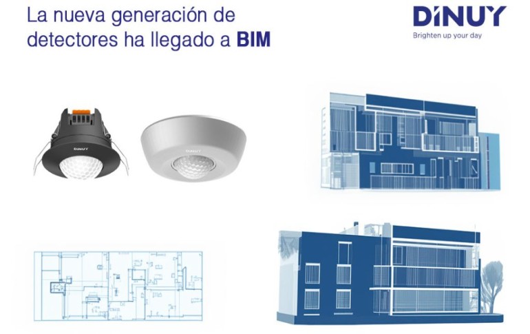 Dinuy amplía su catálogo BIM con la incorporación de los nuevos detectores vía Bluetooth